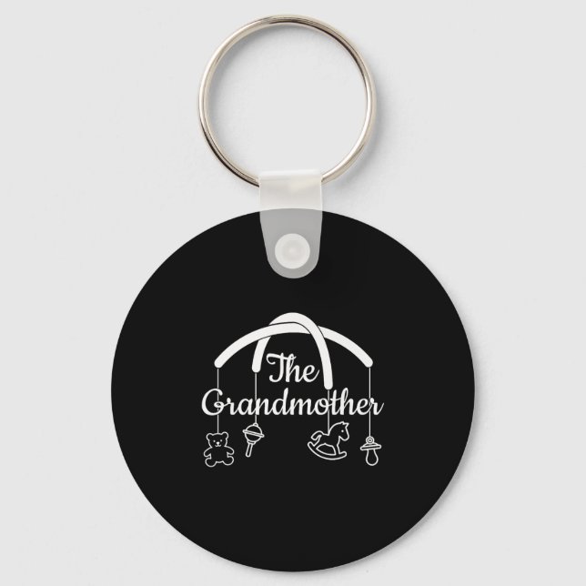 Funny Grandmother Design For Proud Grandmas Premiu Key Ring (Front)