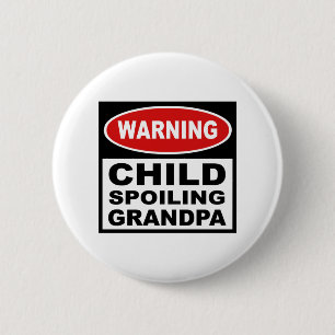 Funny Grandpa 6 Cm Round Badge