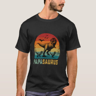 Funny Grandpa Dinosaur Father's Day Papa Saurus Of T-Shirt
