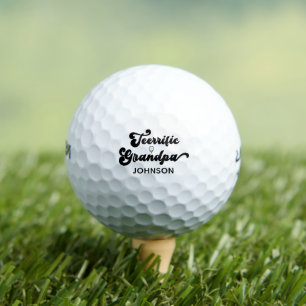 Funny grandpa Fathers day gift for grand father Golf Balls
