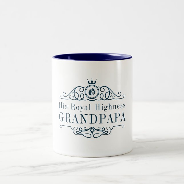 Funny Grandpa Mug | His Royal Highness Grandpapa (Center)