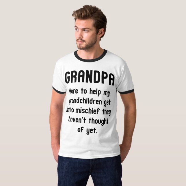 Funny Grandpa T-Shirt (Front Full)