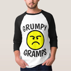 FUNNY GRANDPA T-shirt GRUMPY GRANDFATHER