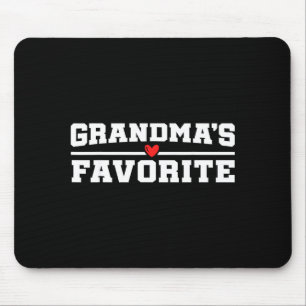 Funny Grandparent Favorite Granhild Mouse Mat
