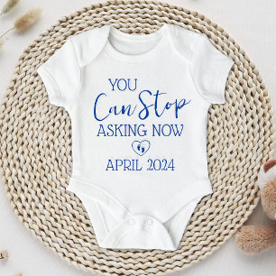 Funny Grandparent Pregnancy Announcement Baby Bodysuit