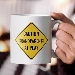 Funny Grandparents at Play Coffee Mug