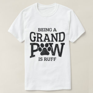 Funny Grandpaw Dog Lover Design T-Shirt