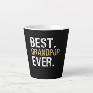 Funny Grandson Best Grandpop Ever Latte Mug