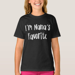 Funny Grandson I'm Nana's Favourite T-Shirt