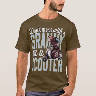 Funny Granny on a Scooter T-Shirt