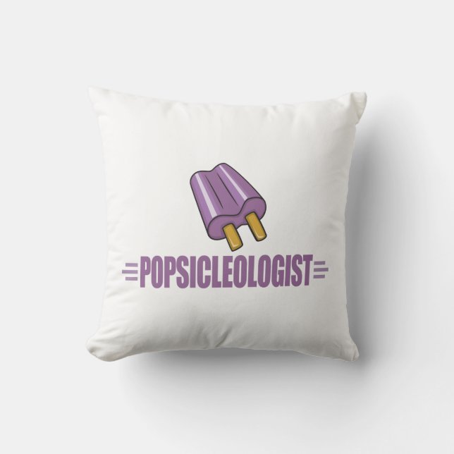 Funny Grape Popsicle Lover Cushion (Front)