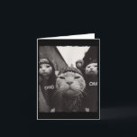 Funny Graphic Cat Gangster Funny Card<br><div class="desc">Funny Graphic Cat Gangster Funny</div>