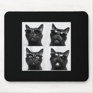 Funny Graphic Cat Photobooth Selfie Funny _5  Mouse Mat