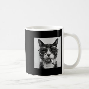 Funny Graphic Cat Smoking Adult Funny _1 Coffee Mug
