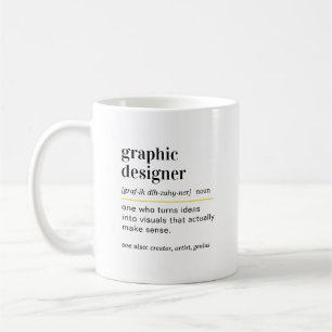 Funny graphic Designer Definition Gift Coffee Mug