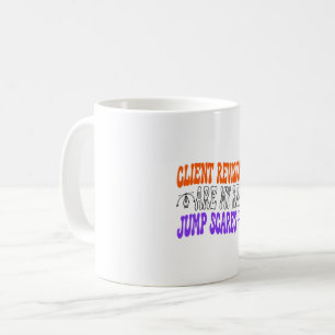 Funny Graphic Designer Halloween Client Revisions  Coffee Mug