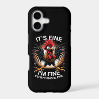 Funny Graphic It's Fine I'm Fine Weird Crazy Chick