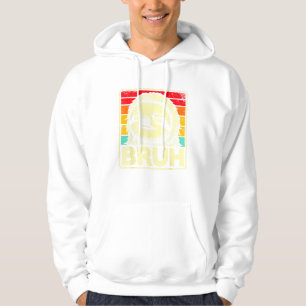 Funny Graphic Meme Sloth Bruh for Boys Girls Men W Hoodie