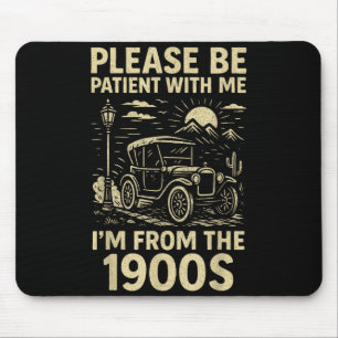 Funny Graphic Tee For Dad Men Women Father's Day Mouse Mat