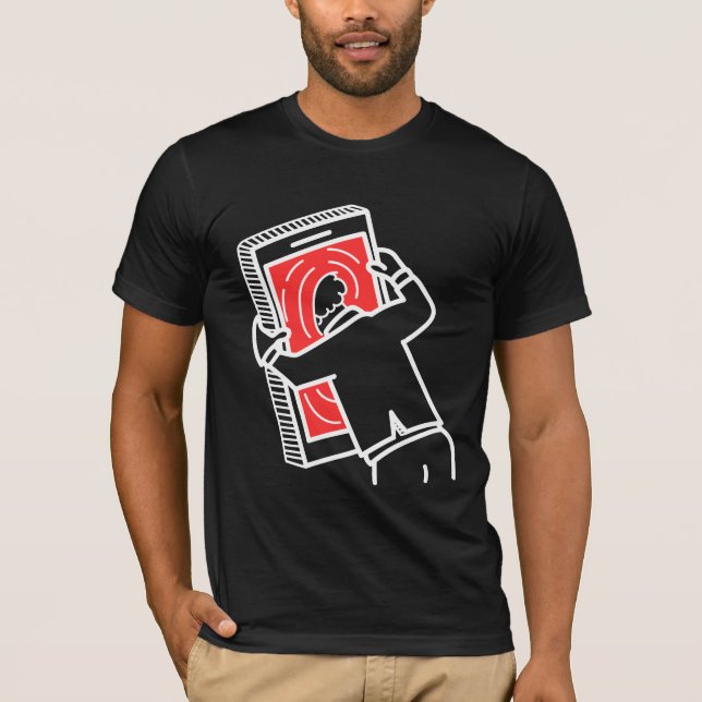 Funny graphic tee for endless scrolling sessions (Front)