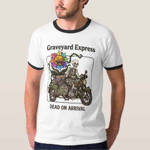 Funny Graveyard Express Dead On Arrival T-Shirt