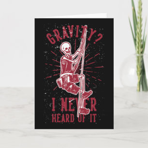 Funny Gravity Climber Outdoor Mountain Boulder Roc Card