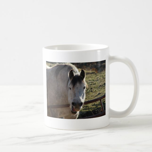 Funny Gray Mare Coffee Mug (Right)