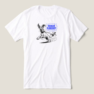Funny Great Dane Human Slingshot Heavyweigh Tri-Blend Shirt