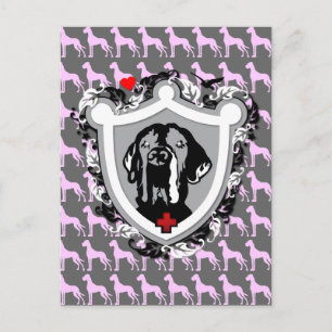 Funny Great Dane Ilios  Postcard