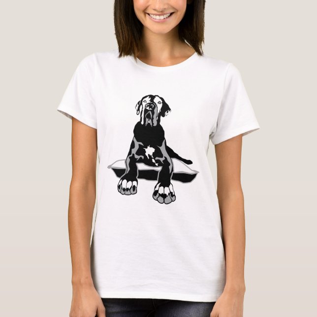 Funny Great Dane Ilios  T-Shirt (Front)
