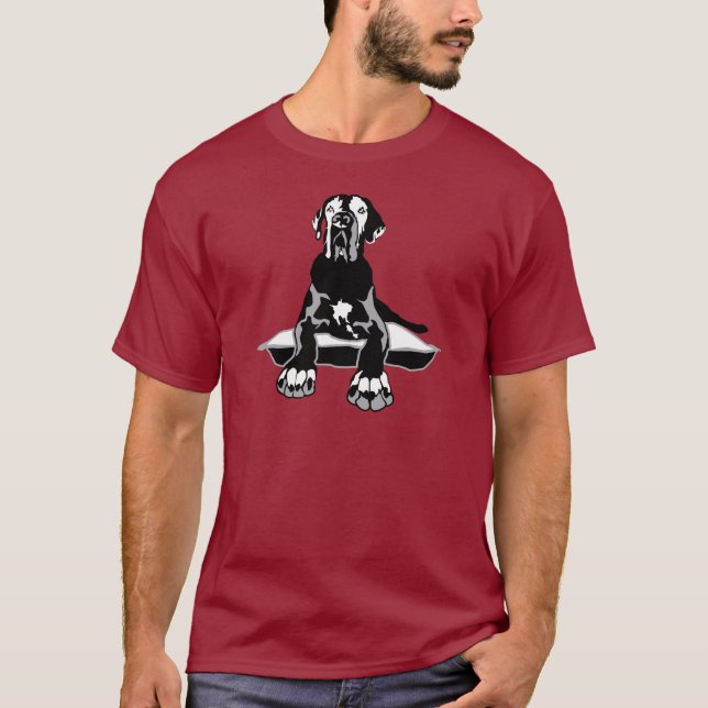 Funny Great Dane Ilios  T-Shirt (Front)