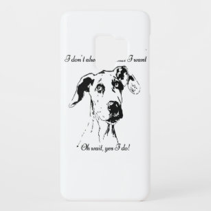 Funny Great Dane Spoiled Dog Humour Quote Case-Mate Samsung Galaxy S9 Case