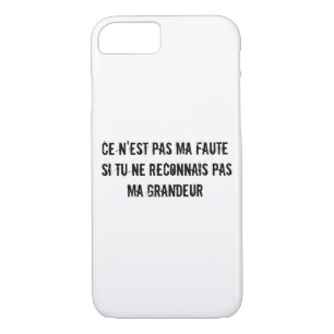 Funny Greatness in French iPhone 8/7 Case