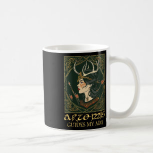 Funny Greek Goddess Artemis Deer Hunting Mythology Coffee Mug