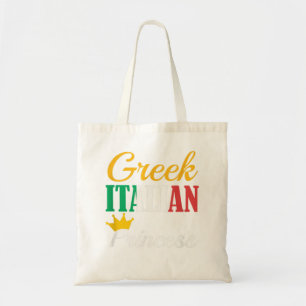 FUNNY GREEK ITALIAN PRINCESS  Proud Greece Pride G Tote Bag
