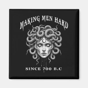 Funny Greek Mythology Medusa Making Men Hard Since Magnet