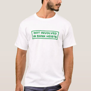 Funny Green Bank Heist Accountant Investor T-Shirt