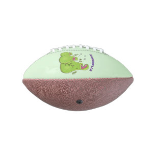 Funny green carnivorous pitcher plants cartoon american football