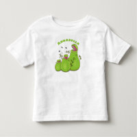Funny green carnivorous pitcher plants cartoon