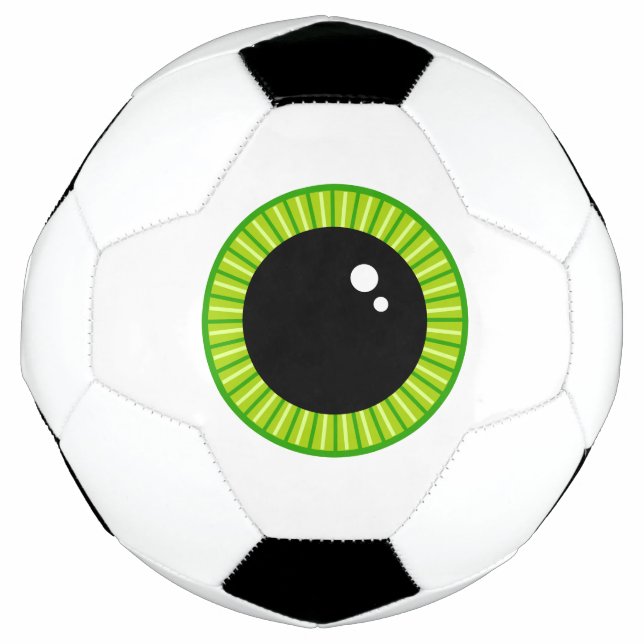 Funny Green Eyeball Football (Front)