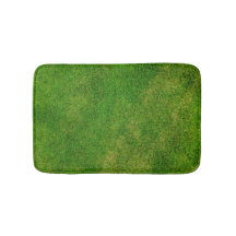 Funny Green Grass Bath Mat