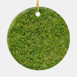 Funny Green Grass Lawn Ceramic Tree Decoration