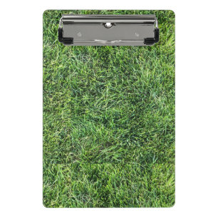 Funny green grass real photo texture pattern fun mini clipboard