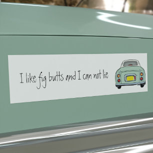 Funny Green I Like Figaro Car Bumper Sticker
