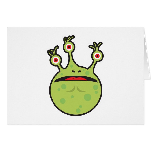 funny green monster (Front Horizontal)