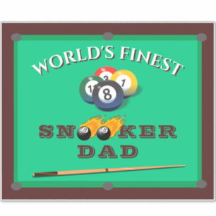 Funny Green Pool Table Snooker Dad Father's Day