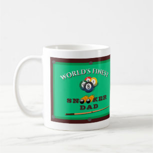 Funny Green Pool Table Snooker Dad Father's Day Coffee Mug