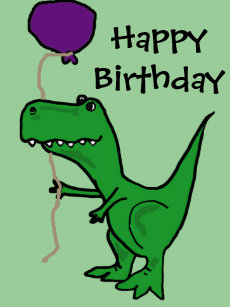 Funny Dinosaur Birthday Cards Zazzle Uk