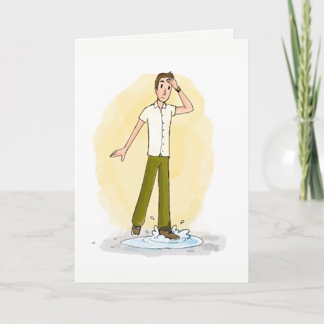 Funny Greeting Card - Amicable Insult (Front)