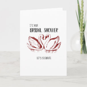 Funny Greeting Card love forever bridal shower